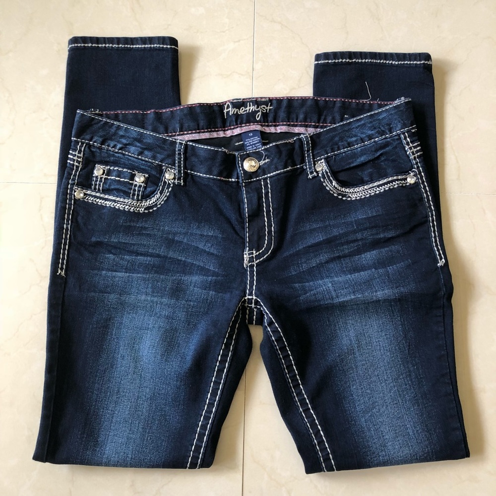 Amethyst dark Slim jeans sz 13